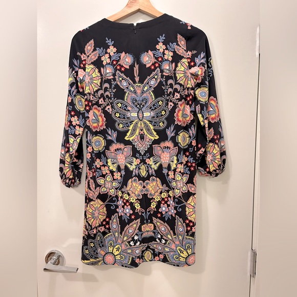 Ann Taylor LOFT Multicolor Paisley Midi Dress, Office Dress for Women, Dinner - Picture 4 of 6